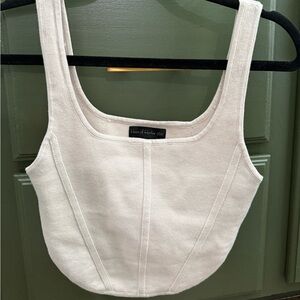 House of Harlow 1960 Ivory Knit Top